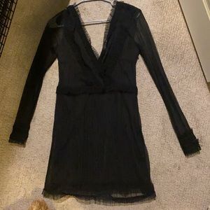 Black mini Lovers + Friends dress